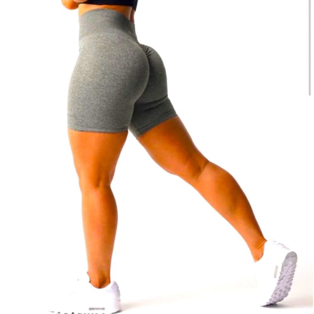 NVGTN Khaki Green Scrunch butt shorts- M